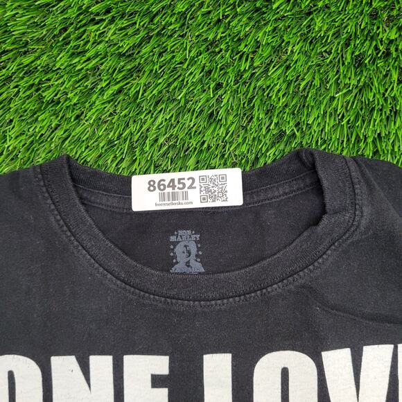Bob-Marley One-Love Reggae Shirt XL 24x26 Black Boxy - Picture 7 of 13